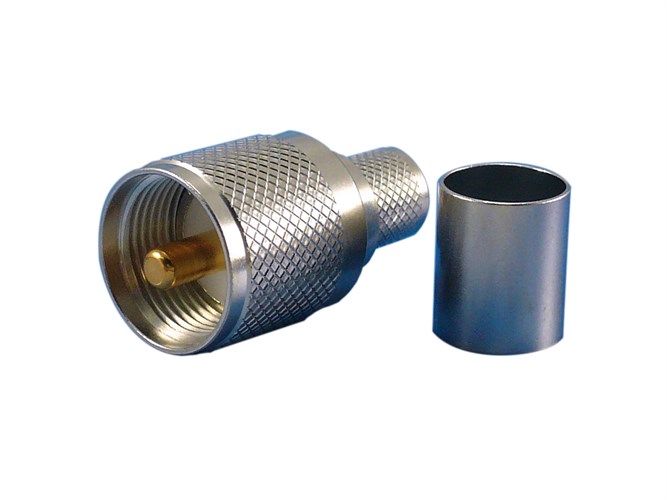 40940_-1X500 Kontakt, UHF, male, straight, crimp, FF400 - Bild 1