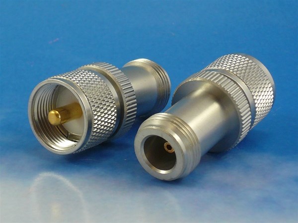 40928_-1X500 Overgang, UHF male / N female, straight - Bild 1